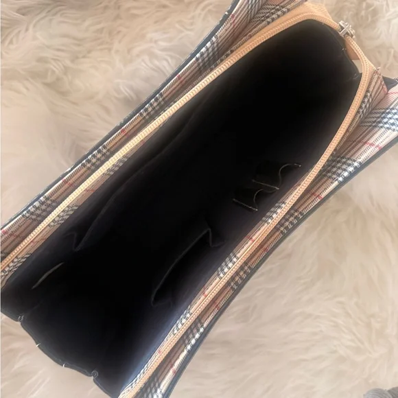 Kate Spade Denim & Plaid Shoulder Bag - Picture 4 of 5